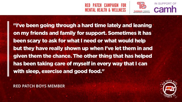 Red Patch Boys Campaign for Mental Health & Wellness scarf image